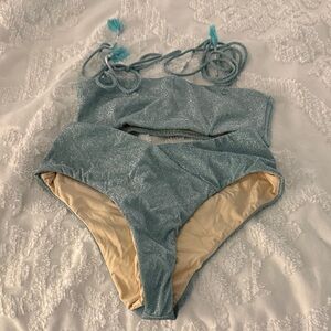 Sparkling Blue Bikini Set